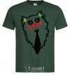Мужская футболка Кот Джокер Темно-зеленый фото