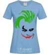 Women's T-shirt JOKER serios sky-blue фото