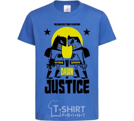 Kids T-shirt Batman vs. Superman royal-blue фото