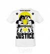 Men's T-Shirt Batman vs. Superman White фото