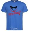 Men's T-Shirt Why so serios joker royal-blue фото