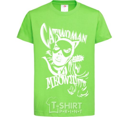 Kids T-shirt Catwoman orchid-green фото