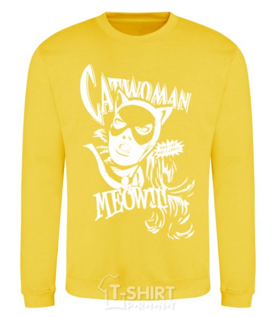 Sweatshirt Catwoman yellow фото