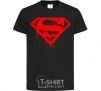 Детская футболка Superman logo Черный фото