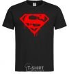 Men's T-Shirt Superman logo black фото