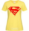 Women's T-shirt Superman logo cornsilk фото