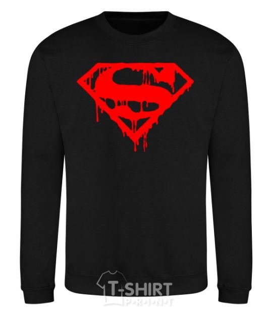 Sweatshirt Superman logo black фото