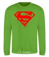 Sweatshirt Superman logo orchid-green фото