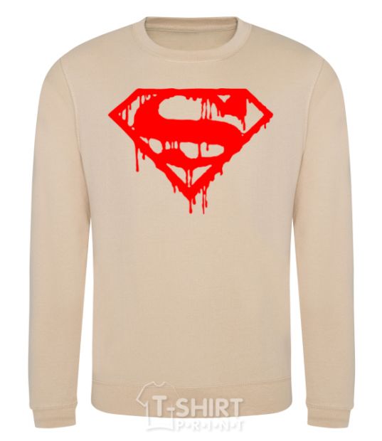 Sweatshirt Superman logo sand фото