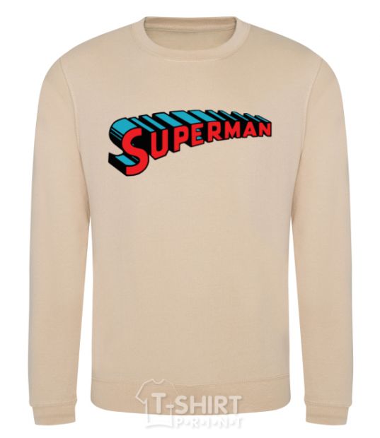 Sweatshirt SUPERMAN word sand фото
