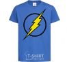 Kids T-shirt logo flash V.1 royal-blue фото