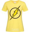 Women's T-shirt logo flash V.1 cornsilk фото