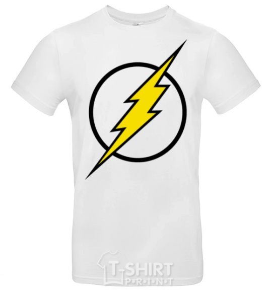Мужская футболка logo flash V.1 Белый фото