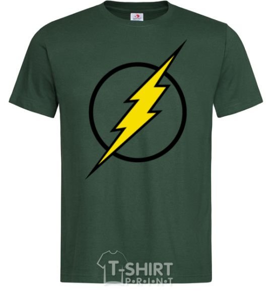 Мужская футболка logo flash V.1 Темно-зеленый фото