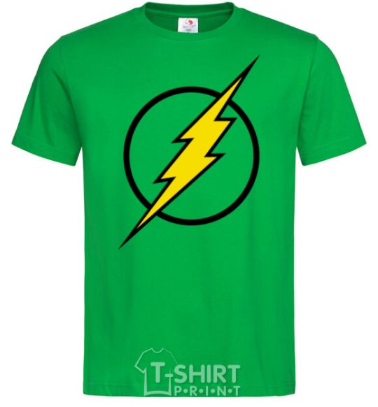 Мужская футболка logo flash V.1 Зеленый фото