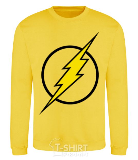 Sweatshirt logo flash V.1 yellow фото