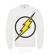 Sweatshirt logo flash V.1 White фото