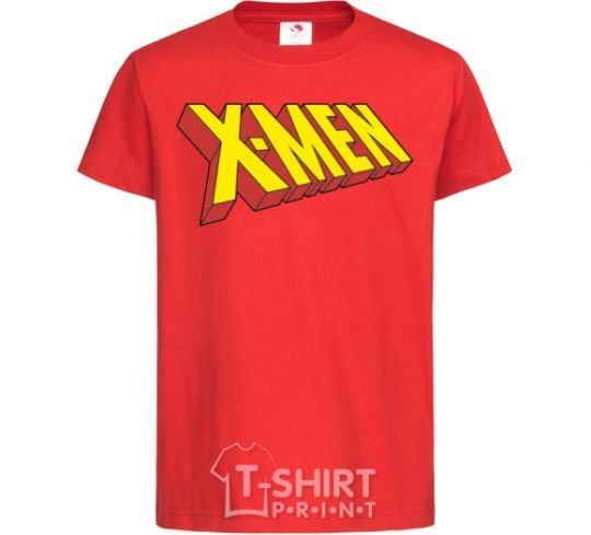 Kids T-shirt X-men red фото