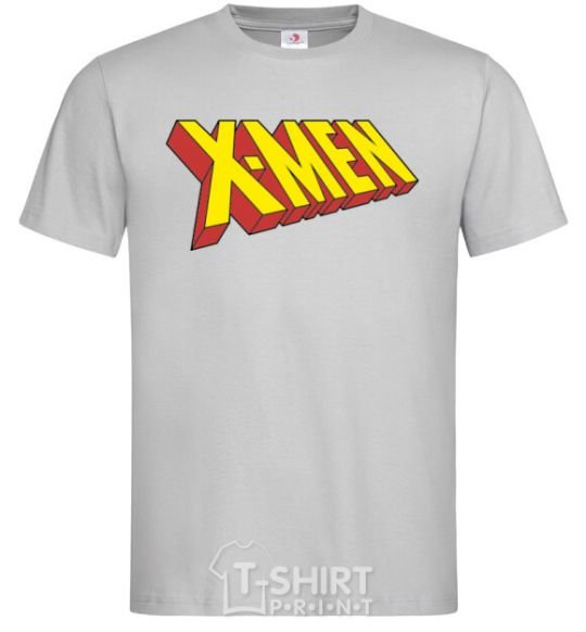 Мужская футболка X-men Серый фото
