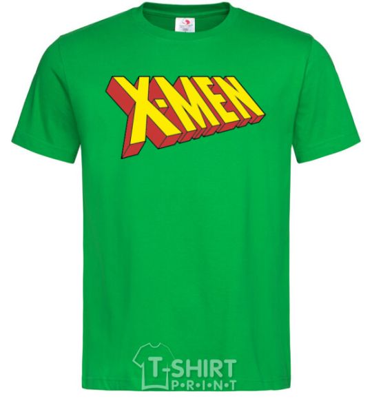 Мужская футболка X-men Зеленый фото