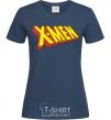 Women's T-shirt X-men navy-blue фото