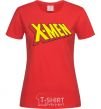 Women's T-shirt X-men red фото