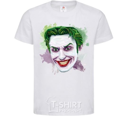 Детская футболка Joker paint Белый фото