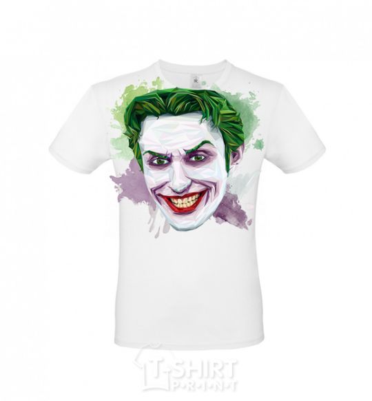 Мужская футболка Joker paint Белый фото