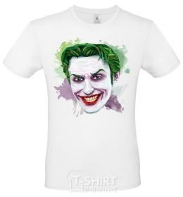 Men's T-Shirt Joker paint White фото