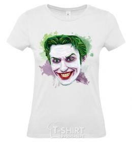 Women's T-shirt Joker paint White фото