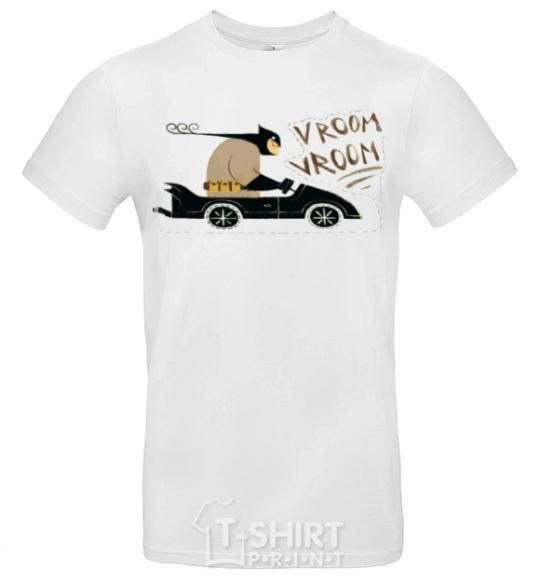 Men's T-Shirt Batmobile White фото