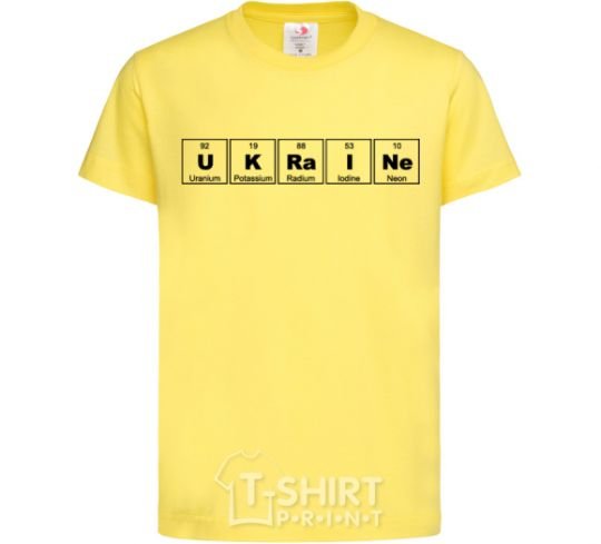 Kids T-shirt Ukraine Table cornsilk фото