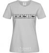 Women's T-shirt Ukraine Table grey фото