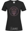 Women's T-shirt ROUND GERB black фото