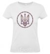 Women's T-shirt ROUND GERB White фото