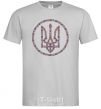 Men's T-Shirt ROUND GERB grey фото