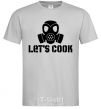 Men's T-Shirt Let's cook grey фото