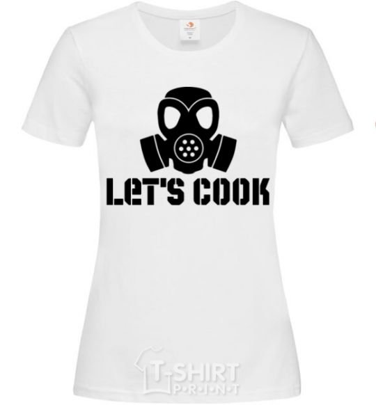 Women's T-shirt Let's cook White фото