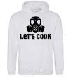 Men`s hoodie Let's cook sport-grey фото