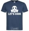 Men's T-Shirt Let's cook navy-blue фото