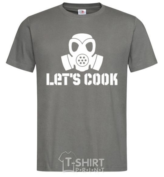 Men's T-Shirt Let's cook dark-grey фото