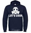 Men`s hoodie Let's cook navy-blue фото