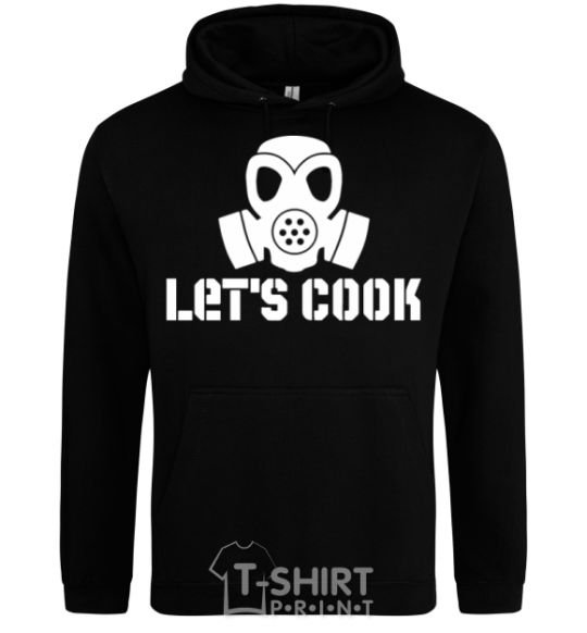 Men`s hoodie Let's cook black фото