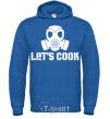 Men`s hoodie Let's cook royal фото