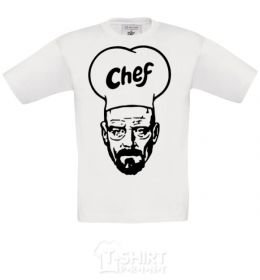 Kids T-shirt Chief White фото