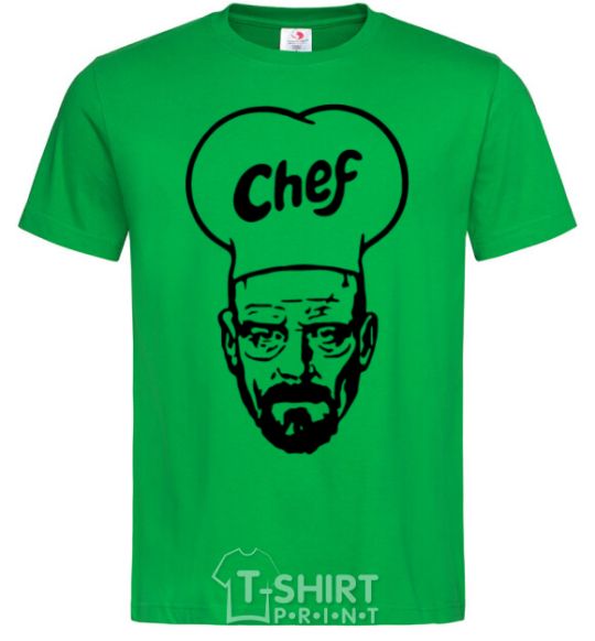 Мужская футболка Шеф Зеленый фото