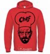 Men`s hoodie Chief bright-red фото