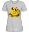 Женская футболка I love food Серый фото