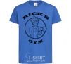 Kids T-shirt Gym rick royal-blue фото