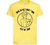 Детская футболка Gym rick Лимонный фото